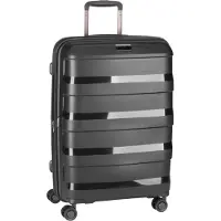 Stratic Gepäckstücke Stratic Straw + EXP TSA Trolley Black schwarz 66cm