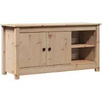 vidaXL TV-Schrank 103x36,5x52 cm Massivholz Kiefer