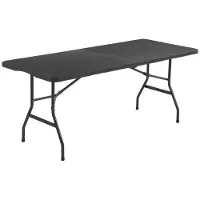 Big Buy Cooking Mesa Plegable 180 x 74 x 73,5 cm Acero Polietileno