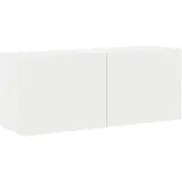 vidaXL TV-Wandschrank Weiß 100x30x41 cm