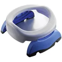 ISI Mini Töpfchen 2in1: Toilettensitz & Potty zum Reisen 15M+ in Blau | Gr.: onesize