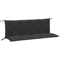 vidaXL Gartenbank-Auflagen 2 Stk. Melange Anthrazit 150x50x7 cm Stoff