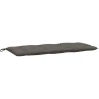 vidaXL Gartenbank-Auflage Melange Dunkelgrau 120x50x7 cm Stoff