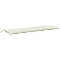 vidaXL Gartenbank-Auflage Melange Creme 180x50x7 cm Stoff
