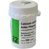 Adler Pharma Biochemie Biochemie Adler 22 Calcium carbonicum D 12 Tabl. 200 St Tabletten