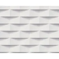 Living Walls Vliestapete "Scandinavian" 3D-Optik geometrisch grafisch leicht strukturiert Grafik Tapete 3D Effekt Tapeten Wohnzimmer Schlafzimmer Küche Design