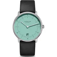 Sternglas - NAOS - türkis - silber - schwarz / 38MM