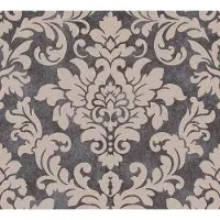 Living Walls Vliestapete "Trendwall mit Ornamenten barock" Barock gemustert ornamental leicht strukturiert Glitzertapete Ornament Tapete Barock Tapeten Wohnzimmer Schlafzimmer