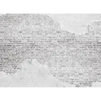 Living Walls Fototapete "Designwalls Old Brick Wall" glatt Vlies, Wand, Schräge, Decke