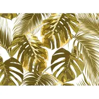 Living Walls Fototapete "Designwalls Palm Leaves 2" glatt Vlies, Wand, Schräge, Decke