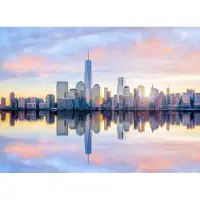 Living Walls Fototapete "Designwalls Skyline New York 1" glatt Vlies, Wand, Schräge, Decke