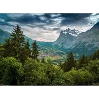 Living Walls Fototapete "Designwalls Mountain Views" glatt Vlies, Wand, Schräge, Decke