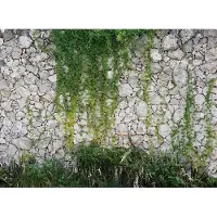 Living Walls Fototapete "Designwalls Stone Wall" glatt Vlies, Wand, Schräge, Decke