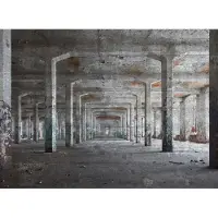 Living Walls Fototapete "Designwalls Concrete Posts" glatt Vlies, Wand, Schräge, Decke