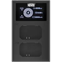 Newell Kameraladegerät FDL-USB-C Zweikanal-Ladegerät für NP-FW50-Akkus