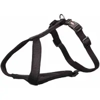 Trixie Premium Y-Geschirr - schwarz - 85-105 cm/25 mm