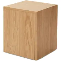 New Works Mass Beistelltisch w/Schublade Eiche - , Holz, Holz