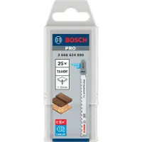 Bosch Powertools Stichsägeblätter T 144 Df 100 Mm 25 Einheiten