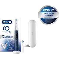 Oral-B iO 7S, Erwachsener, Vibrierende Zahnbürste, Tägliche Pflege, Tiefenreinigung, Zahnfleischpflege, Sensibel, Whitening, Blau, Weiß, 2 min, Blau