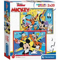Clementoni 24791 - Disney Mickey - 2x20 Teile