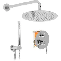 REA Duschgarnitur Lungo Chrome + Box