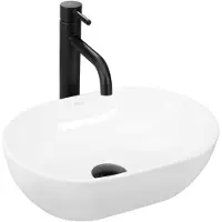 REA Aufsatzwaschbecken Amelia Mini Oval White