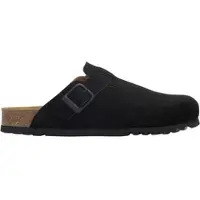 Scholl Clog Olivier New Suede Sa Herren Black-Schuhgröße 39