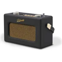Roberts Revival Uno BT, Tragbar, Analog & Digital, DAB, DAB+, FM, Schwarz, Drehregler, Extern