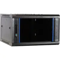 DSI Games 6 HE Serverschrank, Wandgehäuse, mit Glastür (BxTxH) 600 x 600 x 368mm