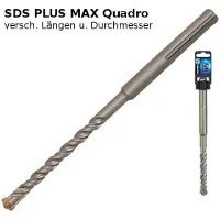Graphite SDS Max Betonbohrer, 32 x 1000 mm, S4, quatro