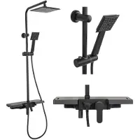 REA Duschgarnitur Bravo Black