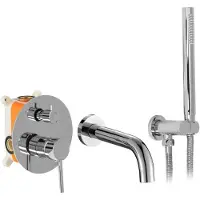 REA Unterputz Wannenarmatur Lungo chrom + BOX