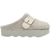 Scholl Clog Greta E Synthetic Fur Damen Taupe-Schuhgröße 40