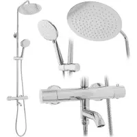 REA Thermostat Duschset Lungo Chrome