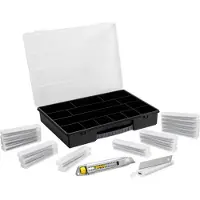 Stanley STHT10019-9, 200 Stück(e), 18 mm, Stahl, Grau