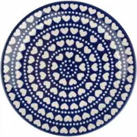 Bunzlau Castle Essteller Plat Blue Valentine (25 cm)