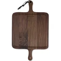 Dutchdeluxes Holzschneidebrett BBQ XL Quadrat Oiled Walnut