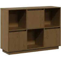 vidaXL Sideboard Honigbraun 110,5x35x80 cm Massivholz Kiefer