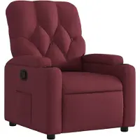 vidaXL Relaxsessel Weinrot Stoff