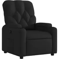 vidaXL Relaxsessel Schwarz Stoff