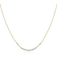 Ania Haie Halsketten - 925er Sterlingsilber Arc Pavé - Gr. unisize - in Gold - für Damen