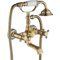 REA Rustico Antik Gold Badewannenwasserhahn Sku -B0702