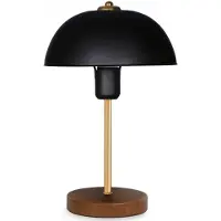 Opviq , Moderne Tischlampe aus 100% Metall, Schwarz, 38 cm hoch, MDF-Basis, 23 x 12 cm Lampenschirm, E27 Fassung, max. 40 W | Elegantes Design für Zuhause & Hotels.