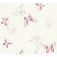Living Walls Vliestapete "Happy Spring" Motiv Strukturmuster gemustert leicht strukturiert Moderne Tapete Tiere Metallic Tapeten Wohnzimmer modern Design Optik