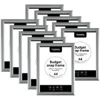 Europel Klapprahmen Budget A4 25mm / 10 Stück, 355060
