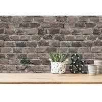 A.S. Création Vliestapete "Bricks & Stones Steinoptik" gemustert matt neutral leicht strukturiert Tapete Stein Tapeten Wohnzimmer Schlafzimmer Küche modern Design Optik