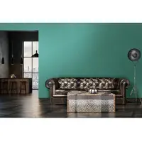 Living Walls Vliestapete "Stories of Life Tapete Petrol Blau Vintage Vliestapete" Leinenoptik einfarbig uni leicht strukturiert Wandtapete mit Textilstruktur Tapeten Wohnzimmer Schlafzimmer Küche