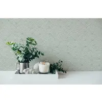 A.S. Création Vliestapete "Nara Ethno", matt-gemustert-neutral, ArtDeco Mustertapete Tapeten Wohnzimmer Schlafzimmer Küche Flur Design