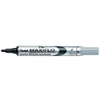 Pentel Whiteboardmarker Maxiflow, Schreibspitze 2 mm, 12 Stück, schwarz
