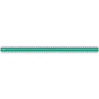 Linex Lineal Super 50 cm mit Anti-Rutsch-Funktion grün Packung mit 10 Stück